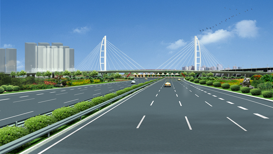 江宁文靖路跨宁杭高速桥梁工程开建，预计明年国庆通车